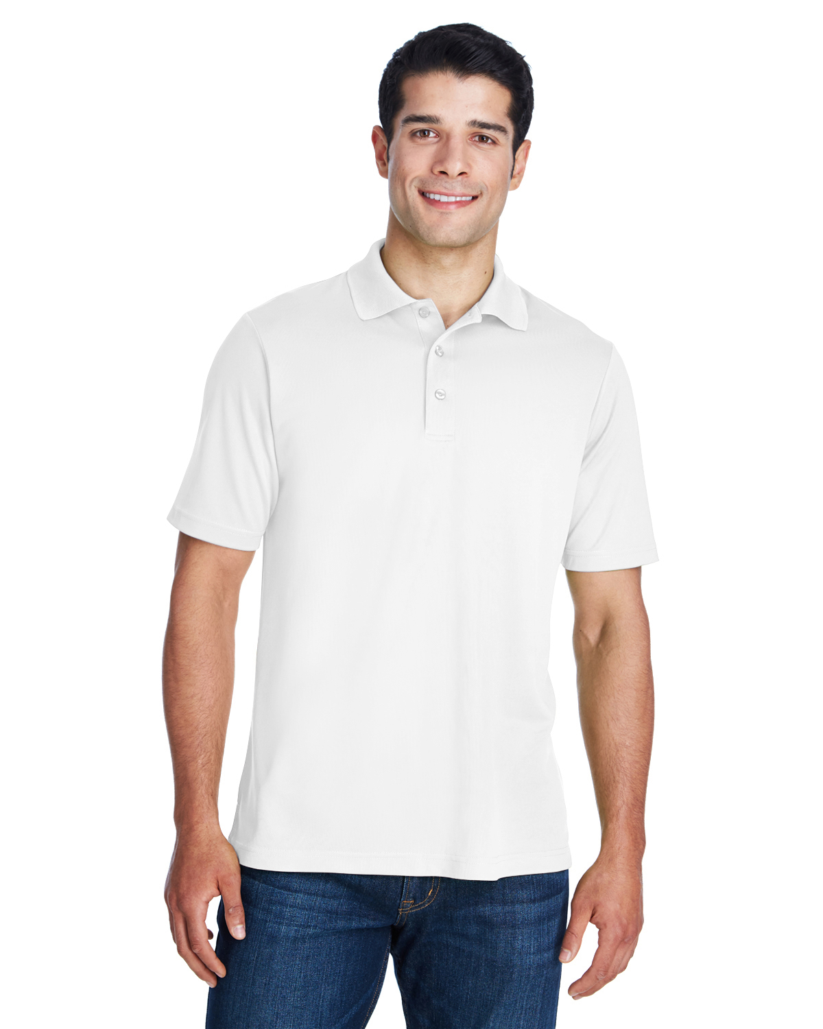 Polo color White